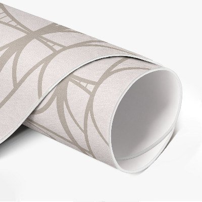 Runder teppich pvc Elegantes minimalistisches dekoratives Muster