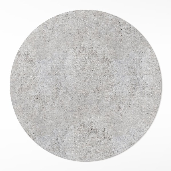 Runder vinyl teppich Roher Stein industrieller Beton