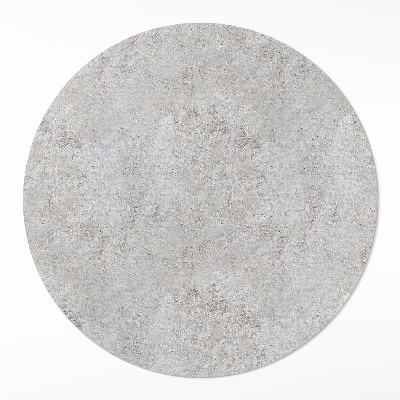 Runder vinyl teppich Roher Stein industrieller Beton