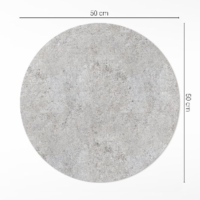 Runder vinyl teppich Roher Stein industrieller Beton