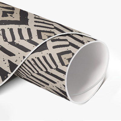 Runder pvc teppich Indisches Design Boho Ornamente