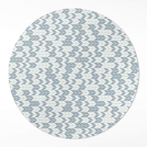 Runder vinyl teppich läufer Boho Indianer Pfeilspitze Muster