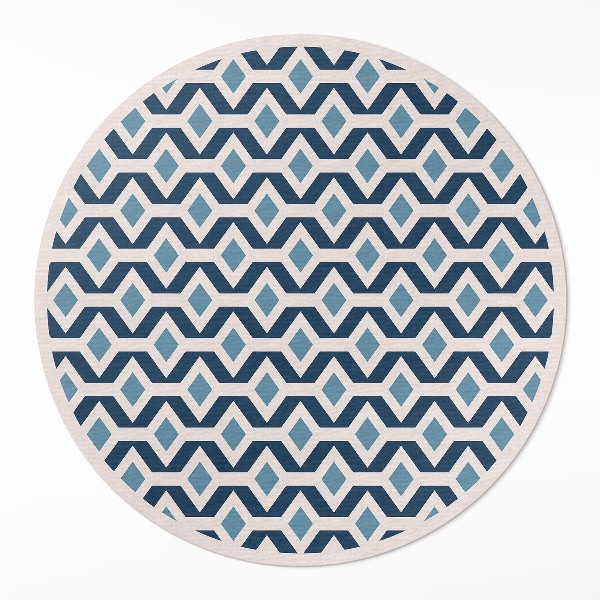 Runder teppich pvc Geometrische Muster Ornamente