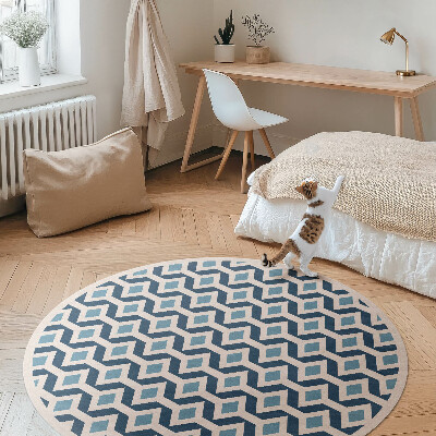 Runder teppich pvc Geometrische Muster Ornamente