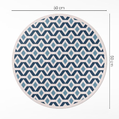 Runder teppich pvc Geometrische Muster Ornamente
