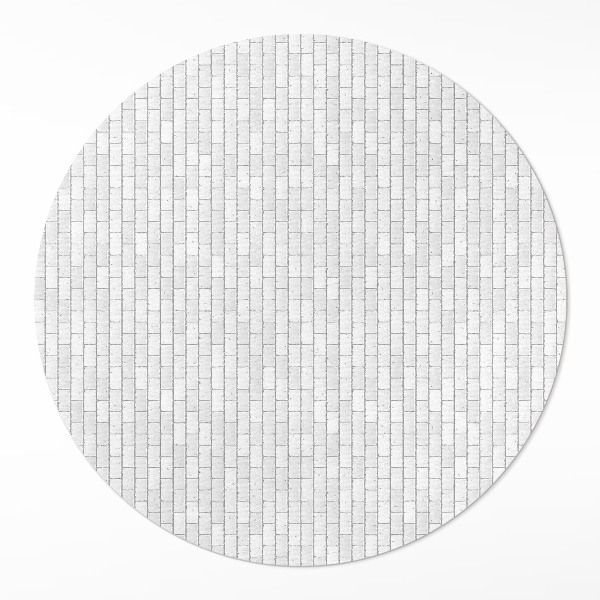 Runder teppich pvc Leichtes, elegantes Mosaik
