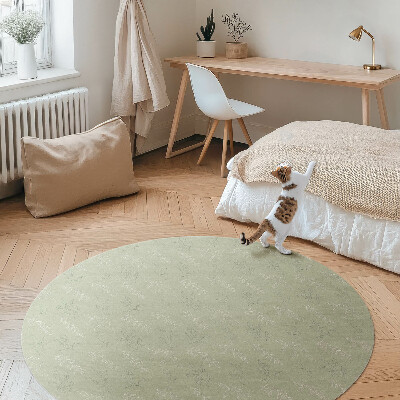 Runder pvc teppich Zarte Zweige, Blütenblätter im Boho-Stil