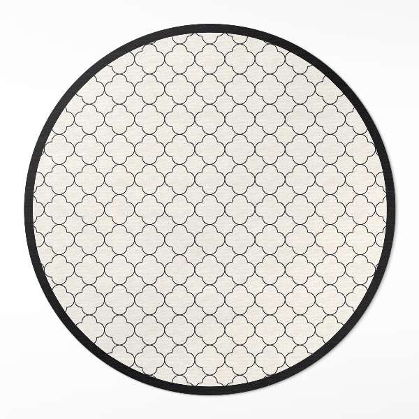 Runder pvc teppich Elegantes dekoratives Muster