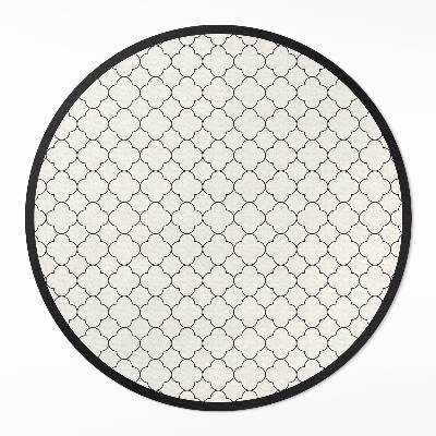 Runder pvc teppich Elegantes dekoratives Muster
