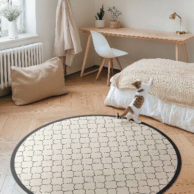 Runder pvc teppich Elegantes dekoratives Muster
