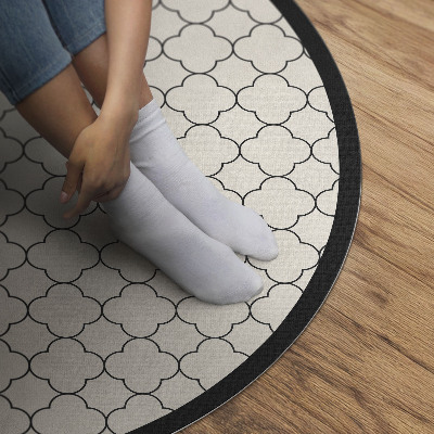 Runder pvc teppich Elegantes dekoratives Muster