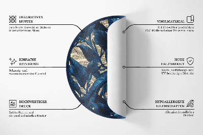 Runder vinyl teppich läufer Konstellationen Horoskop Tierkreiszeichen Universum