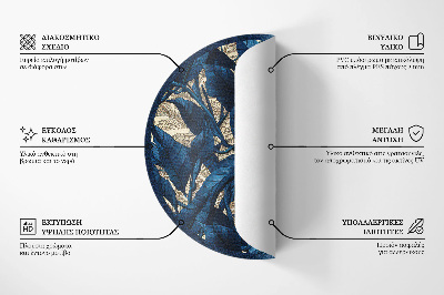 Runder vinyl teppich läufer Konstellationen Horoskop Tierkreiszeichen Universum