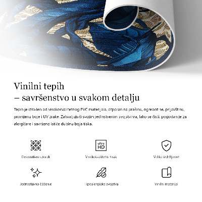 Runder vinyl teppich läufer Konstellationen Horoskop Tierkreiszeichen Universum