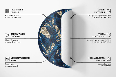 Runder vinyl teppich läufer Konstellationen Horoskop Tierkreiszeichen Universum