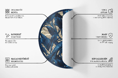 Runder vinyl teppich läufer Konstellationen Horoskop Tierkreiszeichen Universum