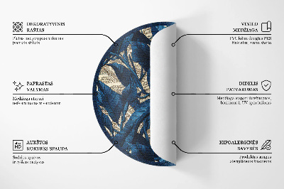 Runder vinyl teppich läufer Konstellationen Horoskop Tierkreiszeichen Universum