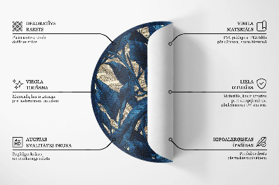 Runder vinyl teppich läufer Konstellationen Horoskop Tierkreiszeichen Universum