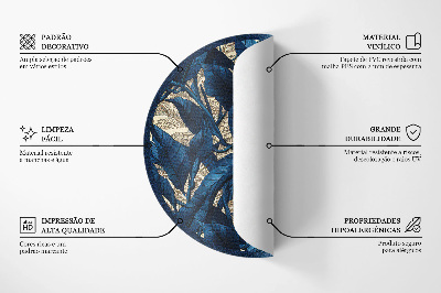 Runder vinyl teppich läufer Konstellationen Horoskop Tierkreiszeichen Universum