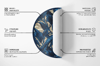 Runder vinyl teppich läufer Konstellationen Horoskop Tierkreiszeichen Universum