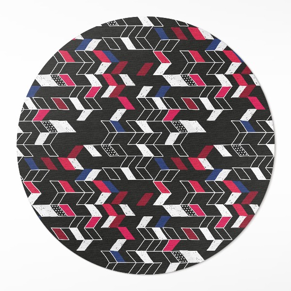 Runder teppich pvc Modernes Design Mode geometrisches Muster
