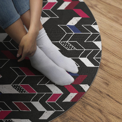 Runder teppich pvc Modernes Design Mode geometrisches Muster