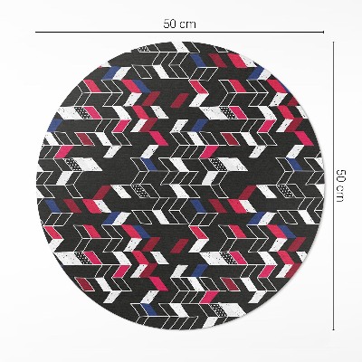 Runder teppich pvc Modernes Design Mode geometrisches Muster