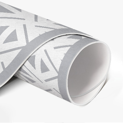 Runder teppich auf pvc Geometrisches minimalistisches Muster