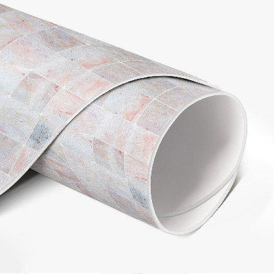 Runder teppich pvc Winzige Mosaik-Steinfliese