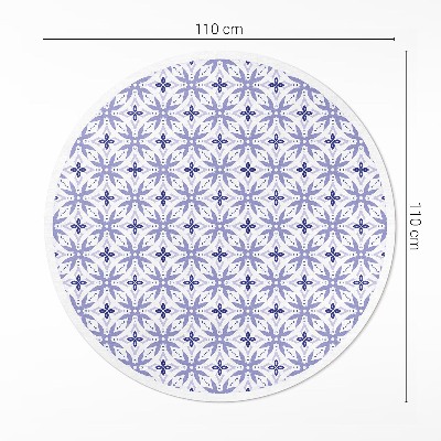 Runder pvc teppich Gemusterte Fliesen schönes Mosaik