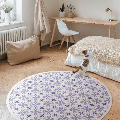 Runder pvc teppich Gemusterte Fliesen schönes Mosaik