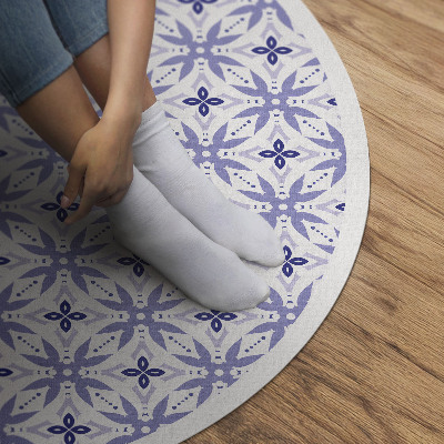 Runder pvc teppich Gemusterte Fliesen schönes Mosaik