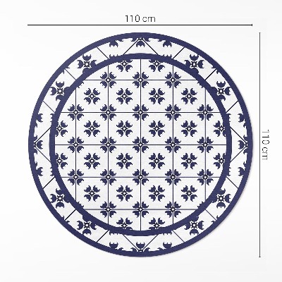 Runder teppich auf pvc Dekorative Mosaik-Dekorfliese