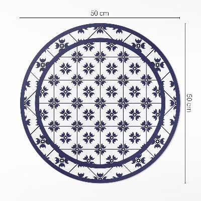 Runder teppich auf pvc Dekorative Mosaik-Dekorfliese