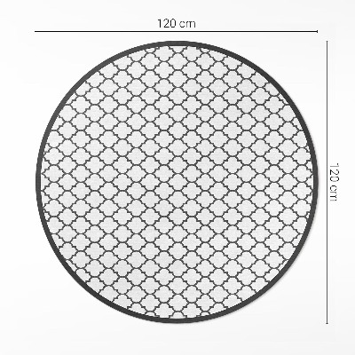 Runder pvc teppich Elegantes Mosaik stilvolle Fliese