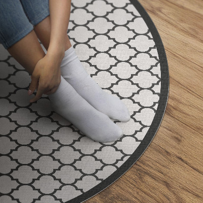 Runder pvc teppich Elegantes Mosaik stilvolle Fliese