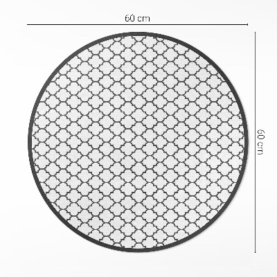 Runder pvc teppich Elegantes Mosaik stilvolle Fliese