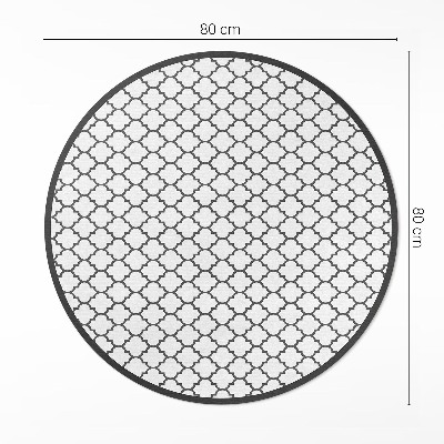 Runder pvc teppich Elegantes Mosaik stilvolle Fliese