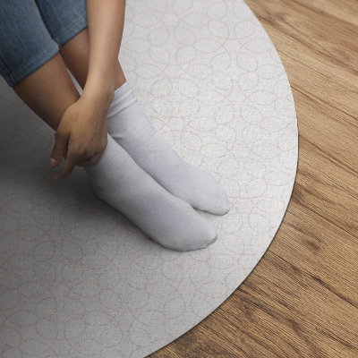 Runder teppich auf pvc Minimalistisches modernes Muster