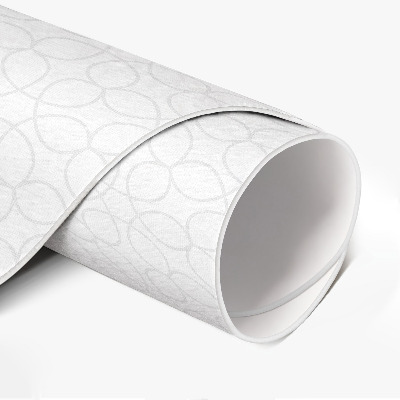 Runder teppich auf pvc Minimalistisches modernes Muster