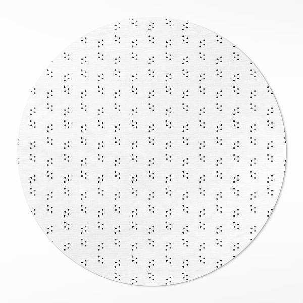 Runder pvc teppich Minimalistisches modernes Modemuster