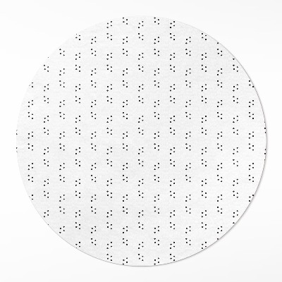 Runder pvc teppich Minimalistisches modernes Modemuster