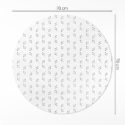 Runder pvc teppich Minimalistisches modernes Modemuster
