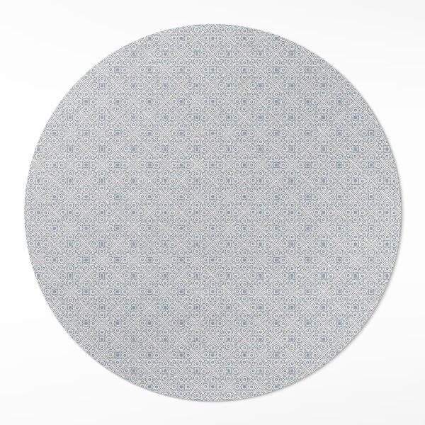 Runder teppich pvc Winzige mosaikartige ornamentale Details