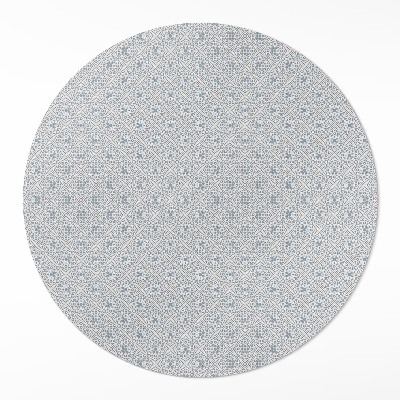 Runder teppich pvc Winzige mosaikartige ornamentale Details