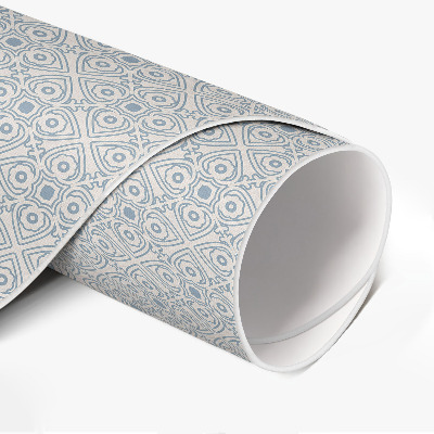 Runder teppich pvc Winzige mosaikartige ornamentale Details