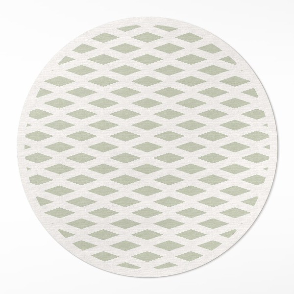 Runder vinyl teppich Minimalistisches geometrisches Muster