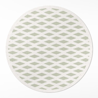 Runder vinyl teppich Minimalistisches geometrisches Muster