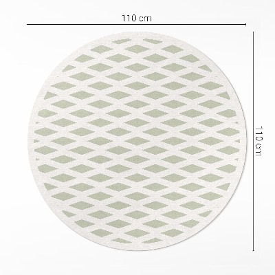 Runder vinyl teppich Minimalistisches geometrisches Muster