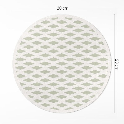 Runder vinyl teppich Minimalistisches geometrisches Muster